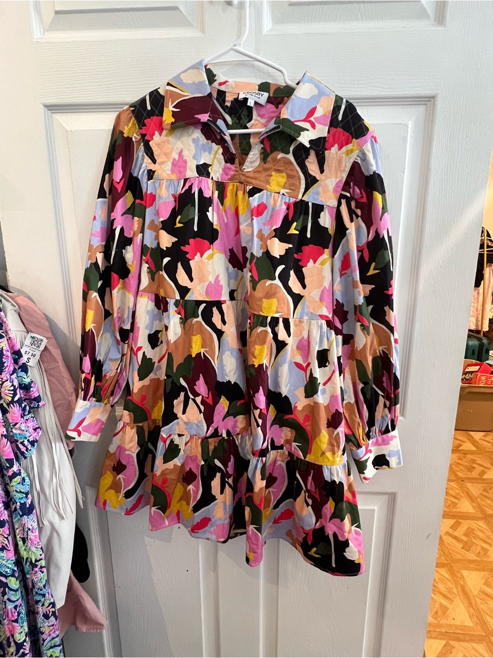 CROSBY by Mollie Burch Multicolor Floral Tiered Tunic